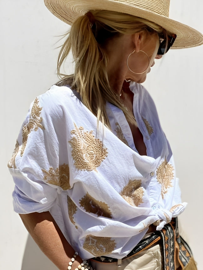 Simone | Stilfuld og trendy bluse