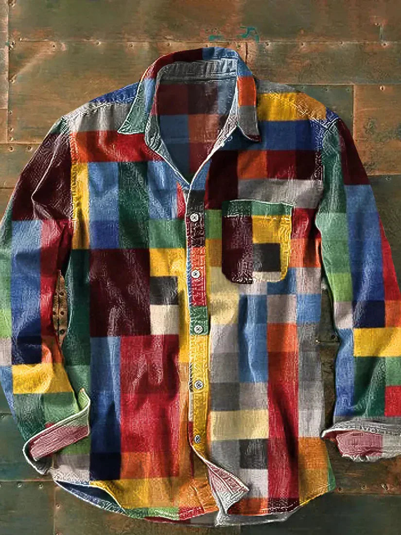 Noa - Vintage unisex-skjorte