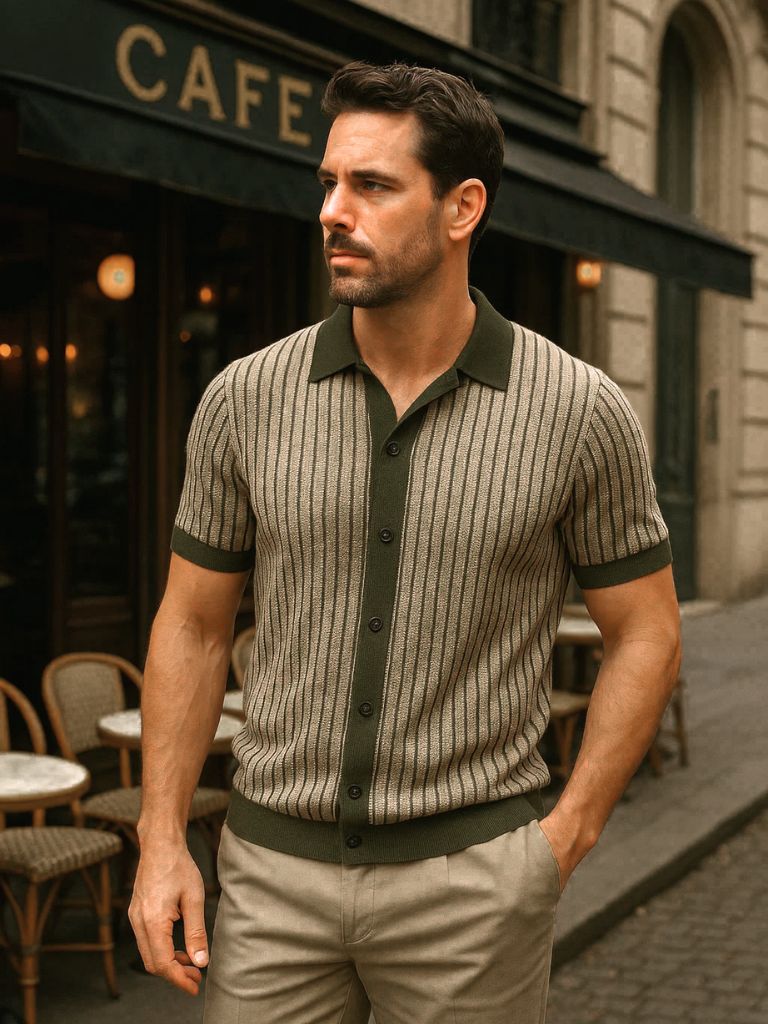 Laurits™ | Stribet Strikpolo