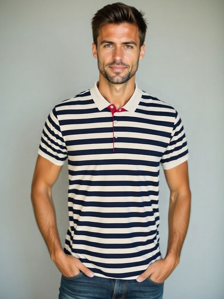 Sten™ | Stribet Sommerpolo